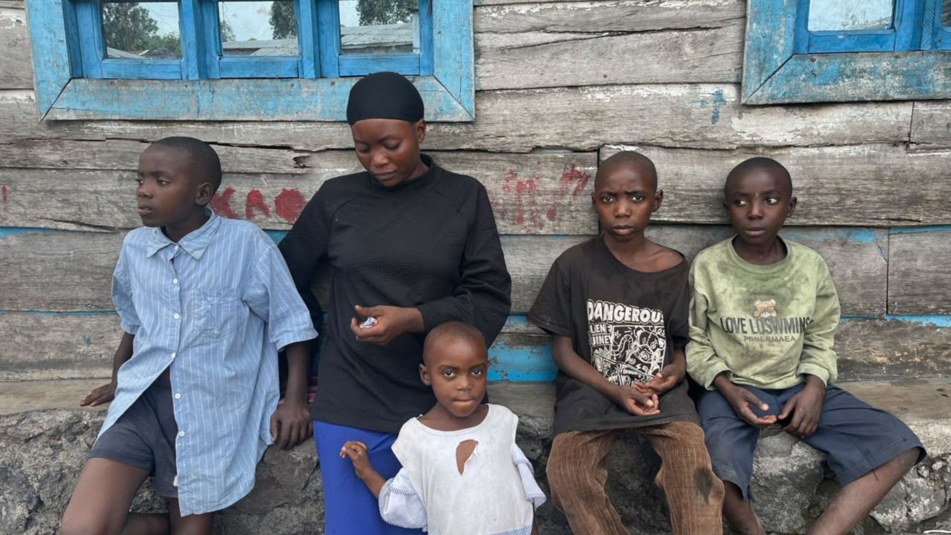 Charline and some of her siblings